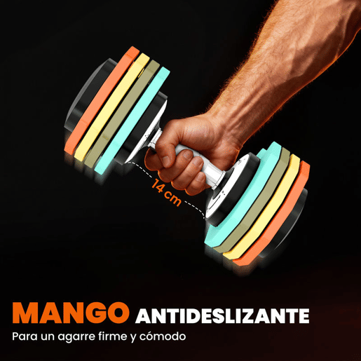 SPORTNOW Haltere Ajustável Octogonal 5 em 1 Pesos Ajustáveis de 5 a 25 kg com Base de Armazenamento e Pega Antideslizante Equipamento de Treino para Ginásio em Casa