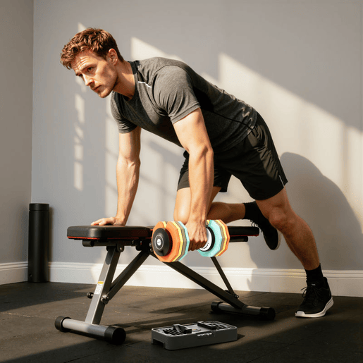SPORTNOW Haltere Ajustável Octogonal 5 em 1 Pesos Ajustáveis de 5 a 25 kg com Base de Armazenamento e Pega Antideslizante Equipamento de Treino para Ginásio em Casa