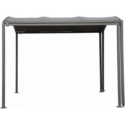 Carport metálico extensível Mathis - 303566 x 295 x 240 cm - Antracite