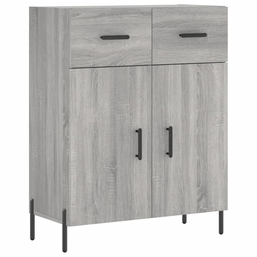 Aparador - Mueble de almacenamiento 69 Roble/ Gris