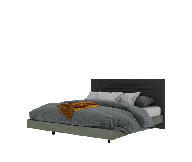 Estructura de cama rose hill 190x210x105 verde