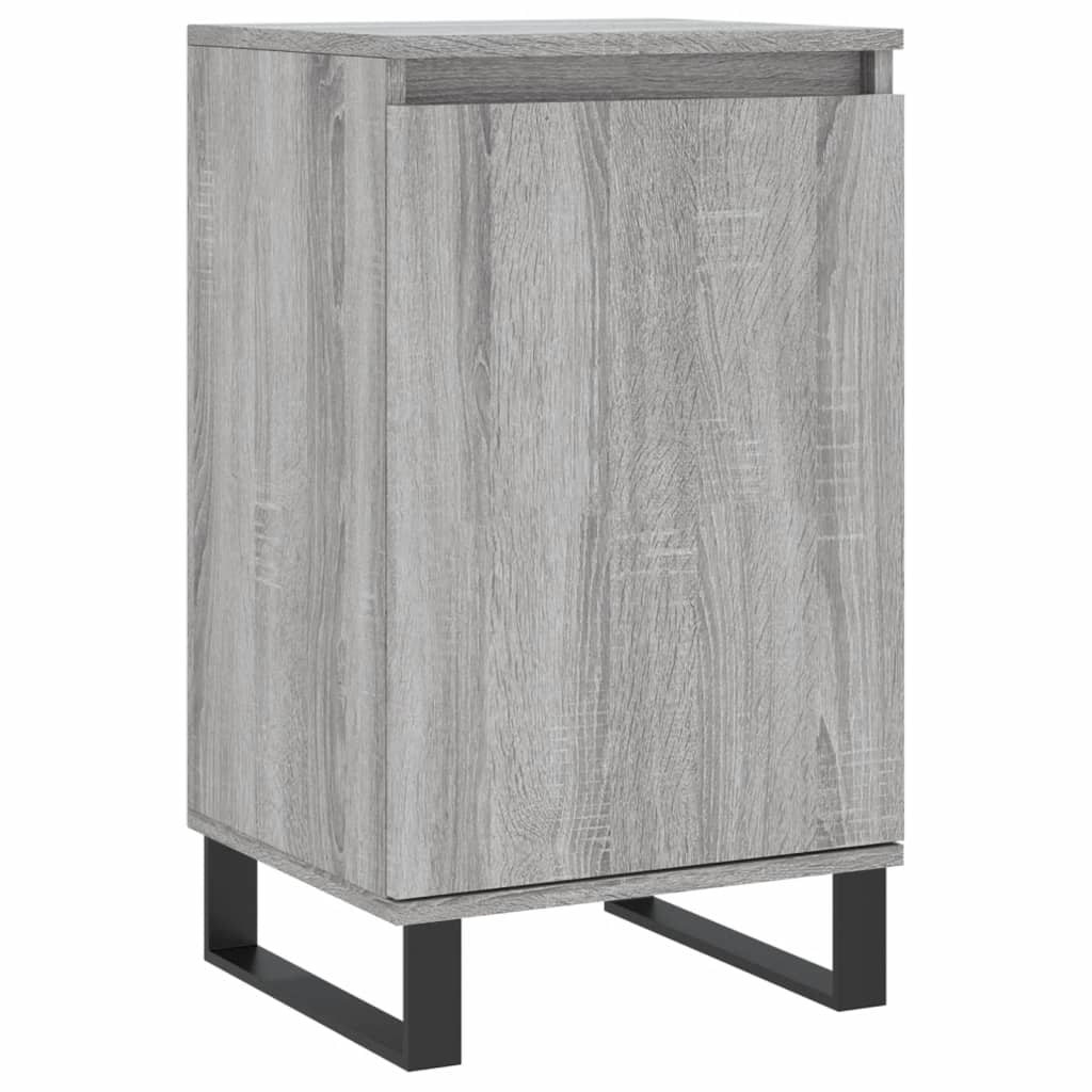 Aparador - Mueble de almacenamiento 40 Roble/ Gris