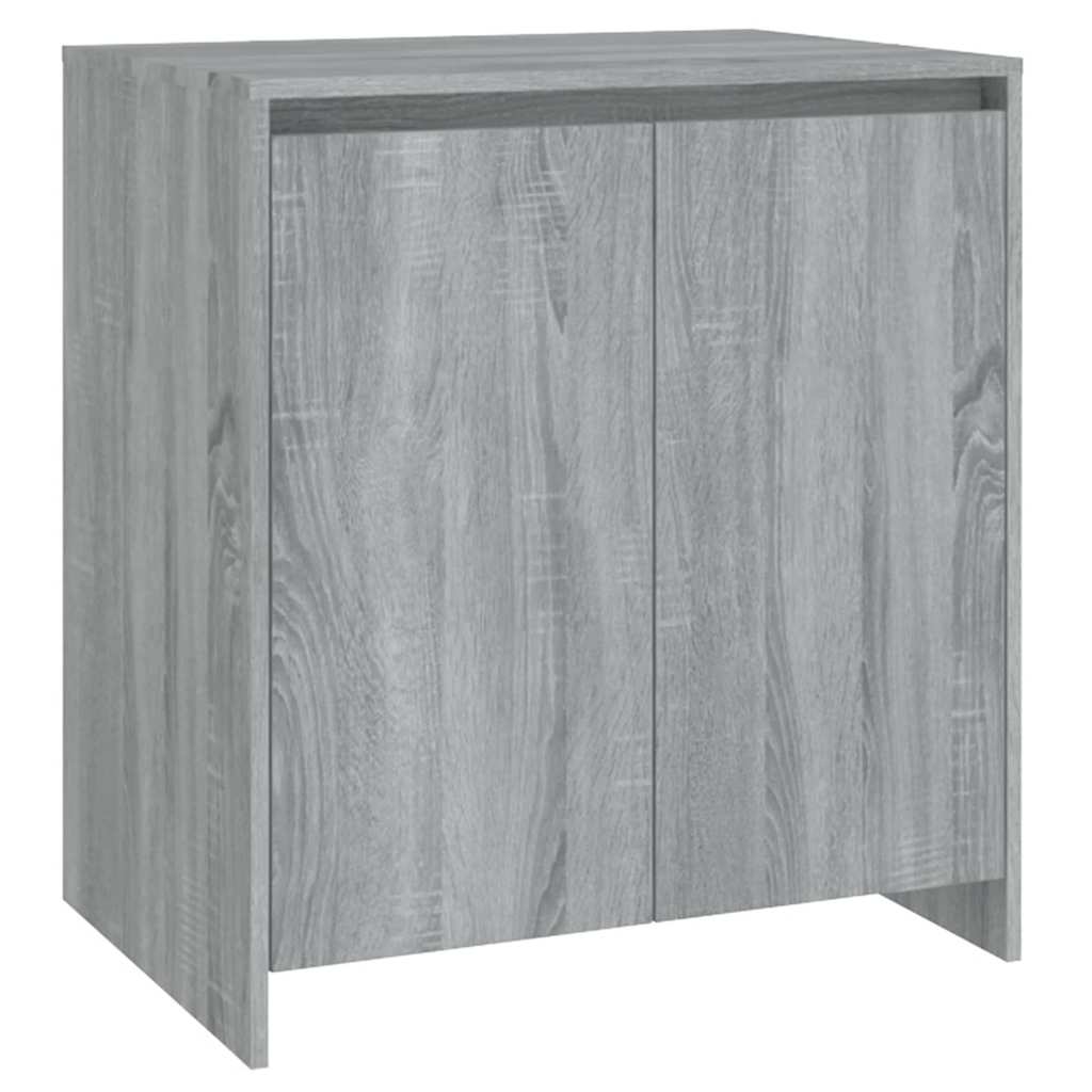 Aparador - Mueble de almacenamiento 70 Roble/ Gris