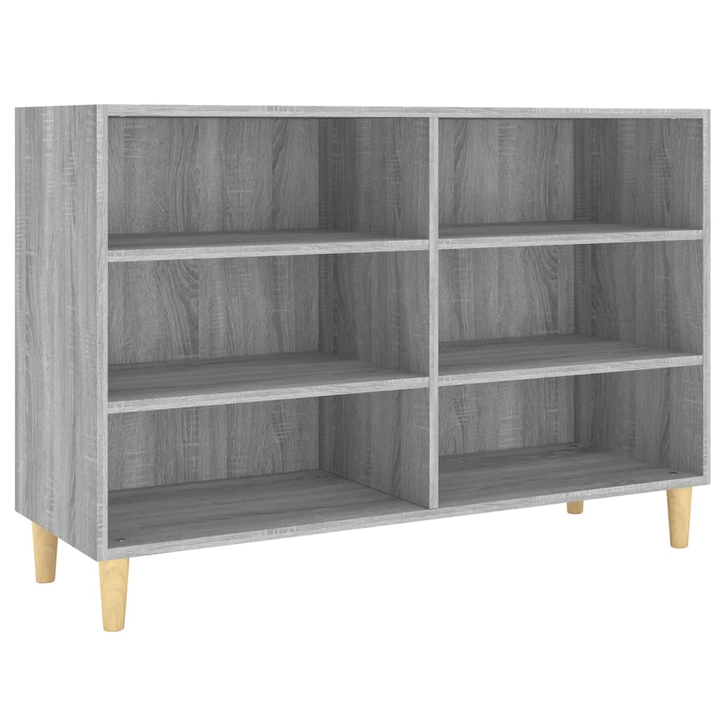 Aparador - Mueble de almacenamiento 103 Roble/ Gris