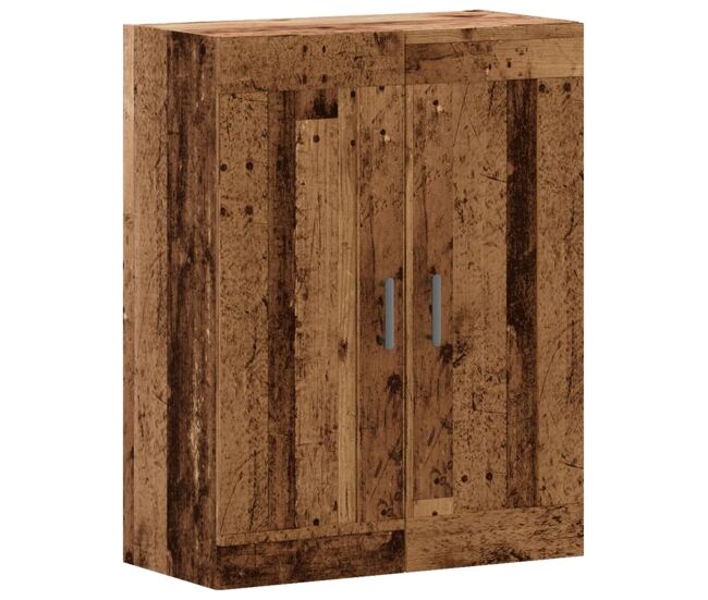 Aparador - mueble de almacenamiento de madera de ingeniería envejecida 69,5x34x90 cm es3251