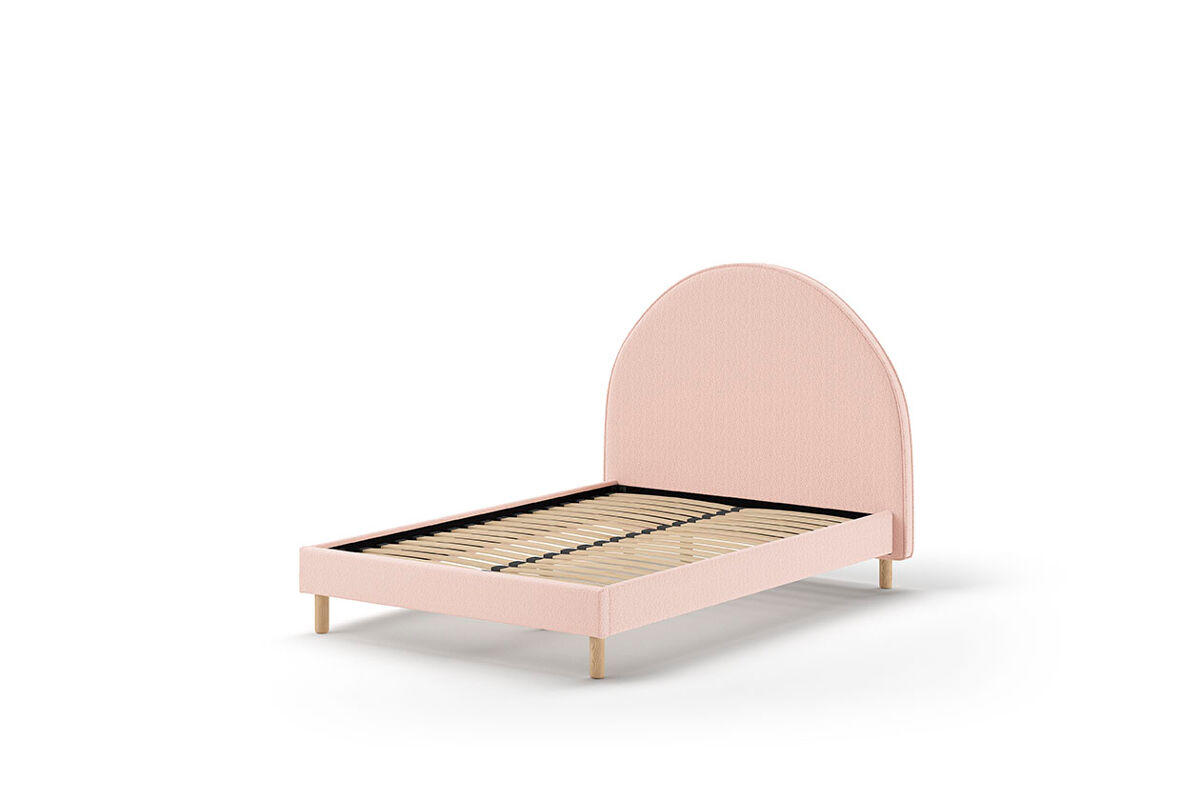 Estructura de cama moon 147x212x132 rosa
