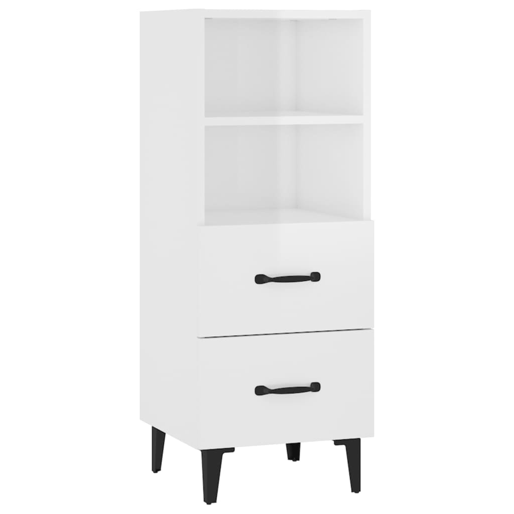 Aparador - Mueble de almacenamiento 34 Blanco Brillo