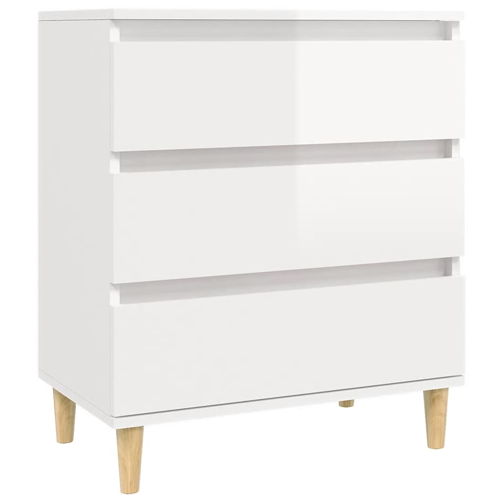 Aparador - Mueble de almacenamiento 60 Blanco Brillo