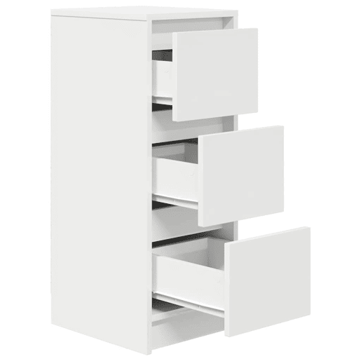 Aparador - Bufete - Móvei de apoio 29,5x34x76 cm derivados de madeira branco pt1656