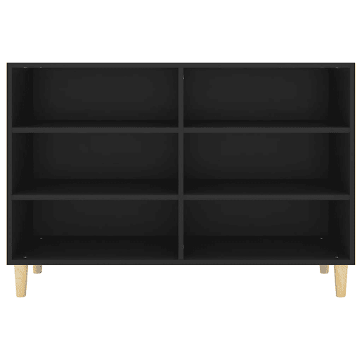 Aparador - Bufete - Móvei de apoio 103,5x35x70 cm derivados de madeira preto pt2942