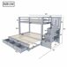 Cama litera 187x251 Cama litera 187x251 Gris