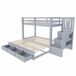 Cama litera 187x251 Cama litera 187x251 Gris