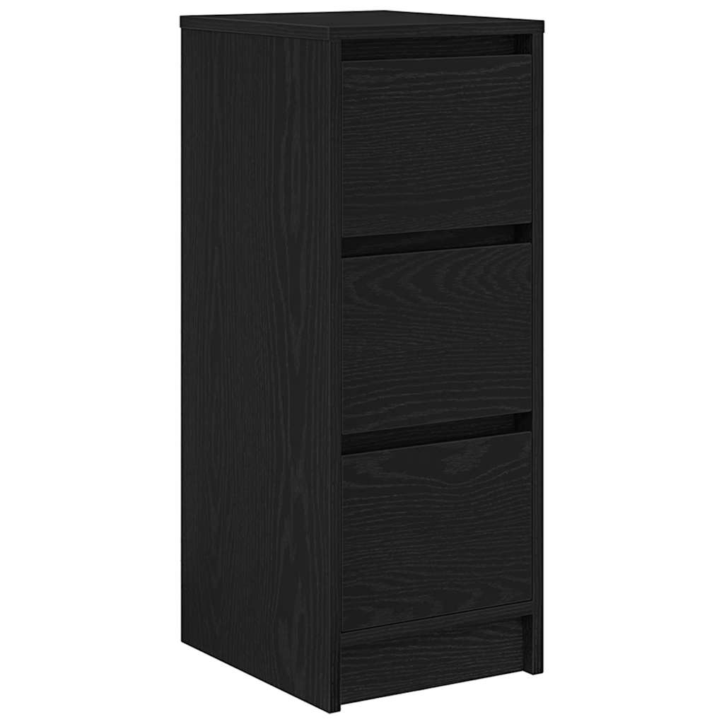 Aparador - Mueble de almacenamiento 29 Negro/ Madera