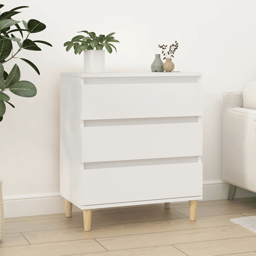 Aparador - Bufete - Móvei de apoio 60x35x70 cm derivados de madeira branco pt2481