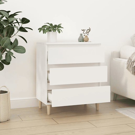 Aparador - Bufete - Móvei de apoio 60x35x70 cm derivados de madeira branco pt2481