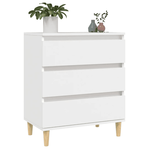Aparador - Bufete - Móvei de apoio 60x35x70 cm derivados de madeira branco pt2481