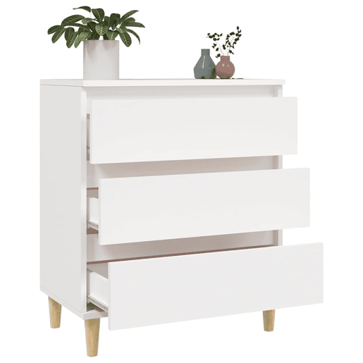 Aparador - Bufete - Móvei de apoio 60x35x70 cm derivados de madeira branco pt2481