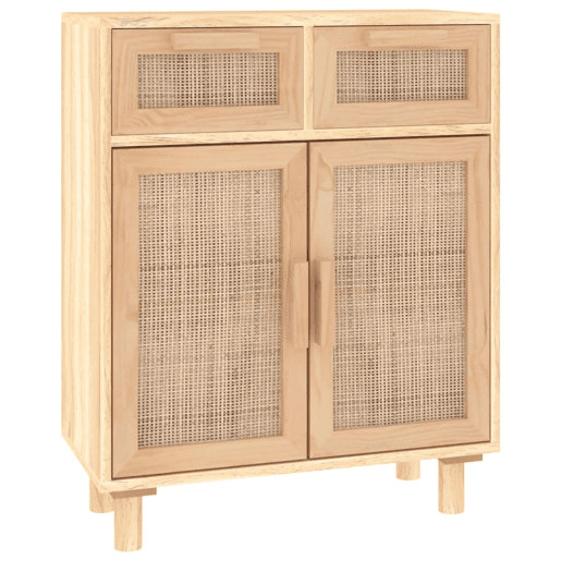 Aparador - Bufete - Móvei de apoio 60x30x75 cm pinho maciçovime natural castanho pt4780