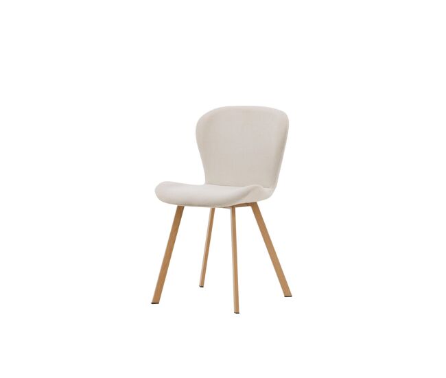 Silla de comedor lilja 48x50x80 beige