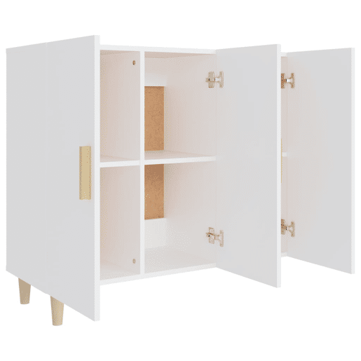 Aparador - Bufete - Móvei de apoio 90x34x80 cm derivados de madeira branco pt3211