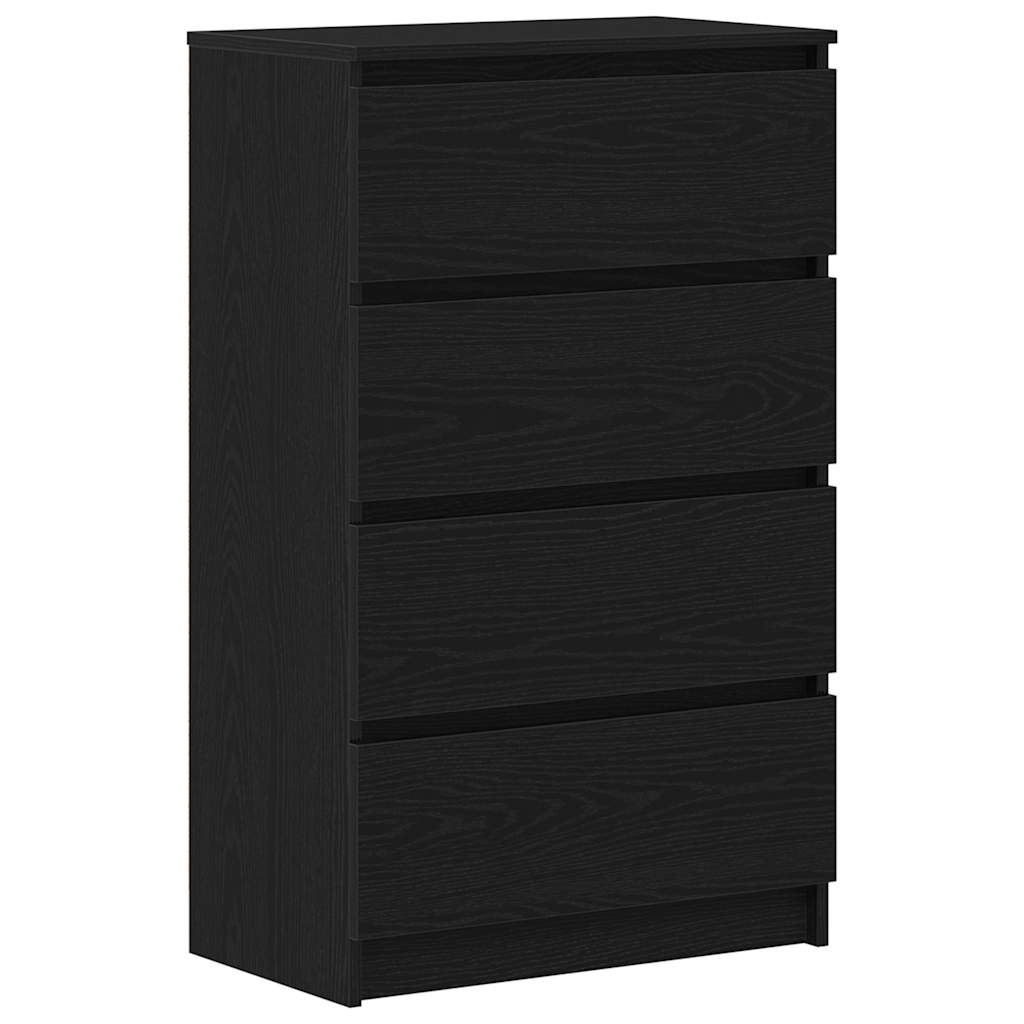 Aparador - Mueble de almacenamiento 60 Negro/ Madera