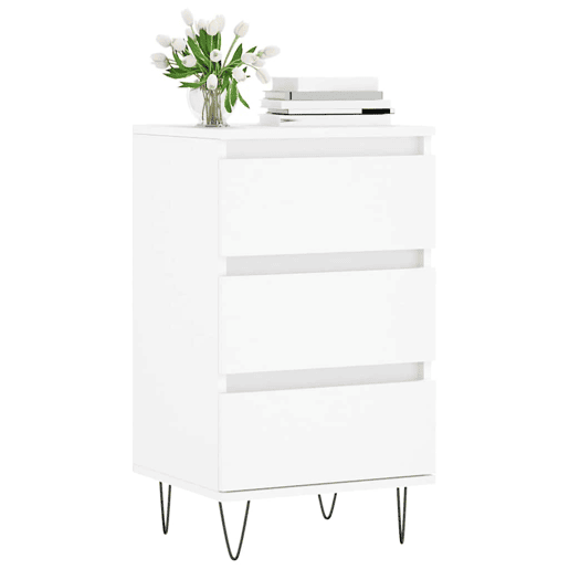 Aparador - Bufete - Móvei de apoio 40x35x70 cm derivados de madeira branco pt4392