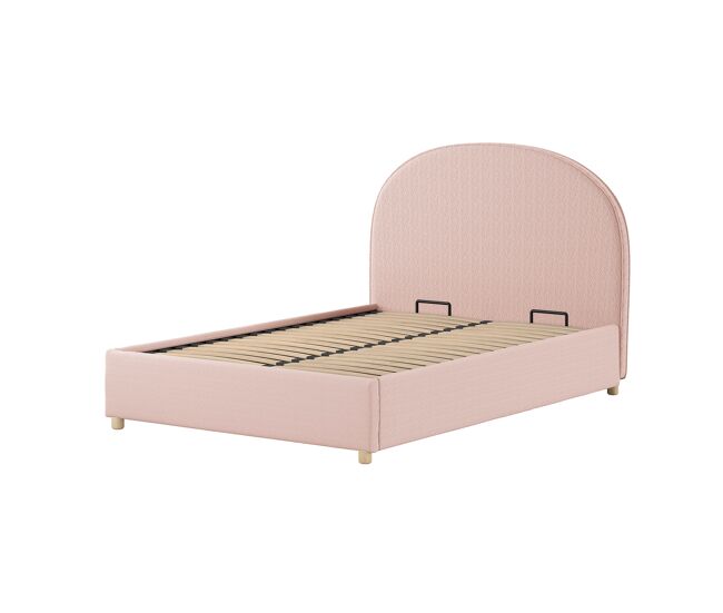Estructura de cama moon 148x214x115 rosa
