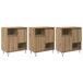 Aparador - Mueble de almacenamiento 3 uds 60 Aparador - Mueble de almacenamiento 3 uds 60 Madera