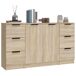 Aparador - Mueble de almacenamiento 3 uds 30 Aparador - Mueble de almacenamiento 3 uds 30 Blanco