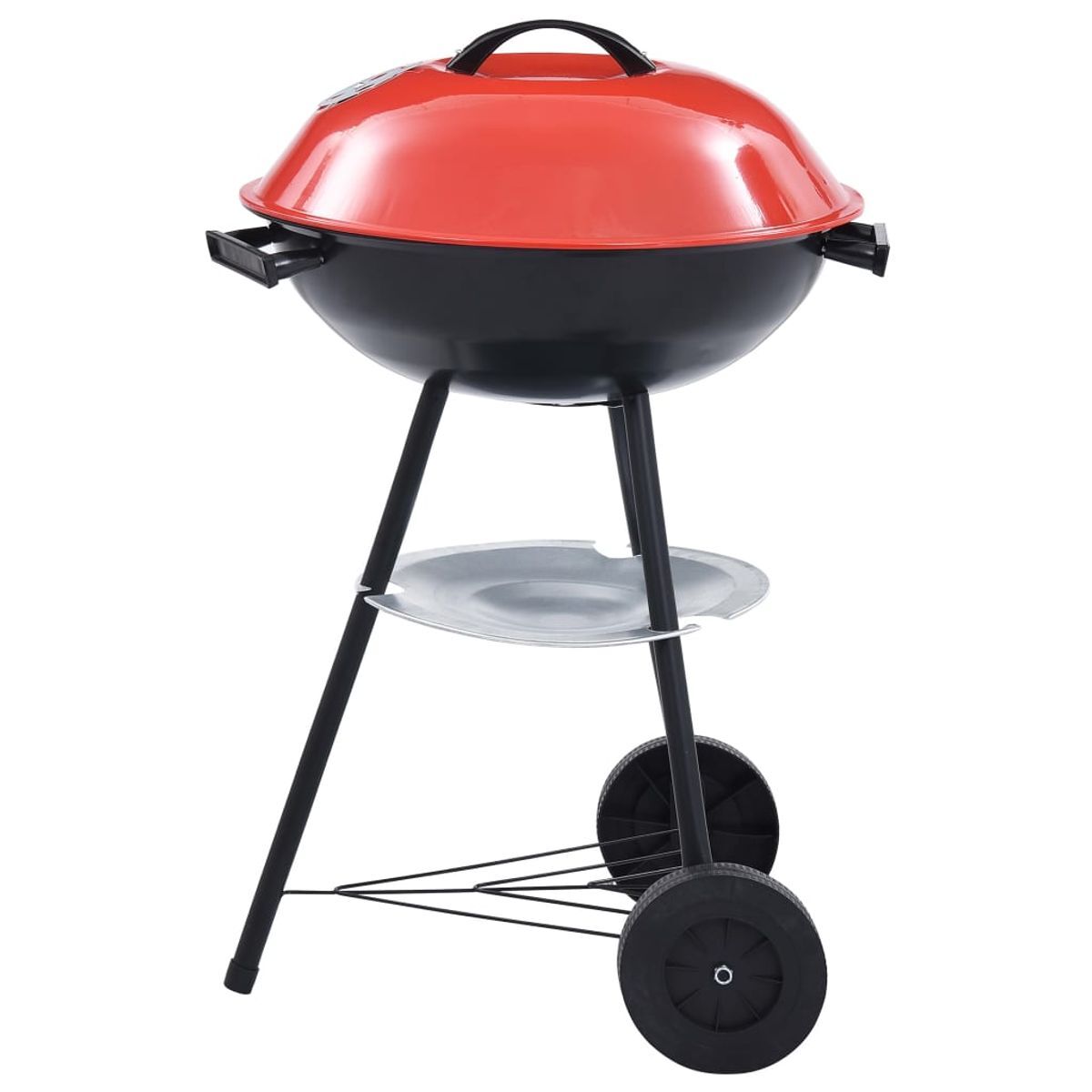 Barbacoa portátil de carbón con ruedas