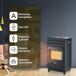 Estufa de gas Svan SVCA34CAT 4200W infrars A 7954336 Estufa de gas Svan SVCA34CAT 4200W infrars A 7954336 Negro