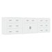 Aparador - Mueble de almacenamiento 3 uds 80 Aparador - Mueble de almacenamiento 3 uds 80 Blanco