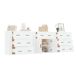 Aparador - Mueble de almacenamiento 3 uds 80 Aparador - Mueble de almacenamiento 3 uds 80 Blanco