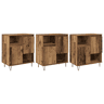 Bufete - Móvei de apoio 3 pcs Madeira antiga 60 x 35 x 70 cm pt54