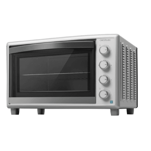 Cecotec Forno de convecção de 60 litros de capacidade, espeto giratório e 2200 W de potência. Cecotec Forno de convecção de 60 litros de capacidade, espeto giratório e 2200 W de potência.