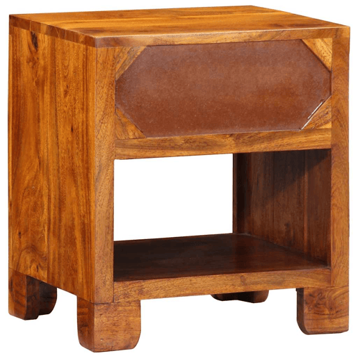 Bufete - Móvei de apoio Multicolor 40 x 35 x 45 cm Madeira de acácia maciça pt4782