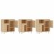 Aparador - Mueble de almacenamiento 3 uds 180 Aparador - Mueble de almacenamiento 3 uds 180 Blanco