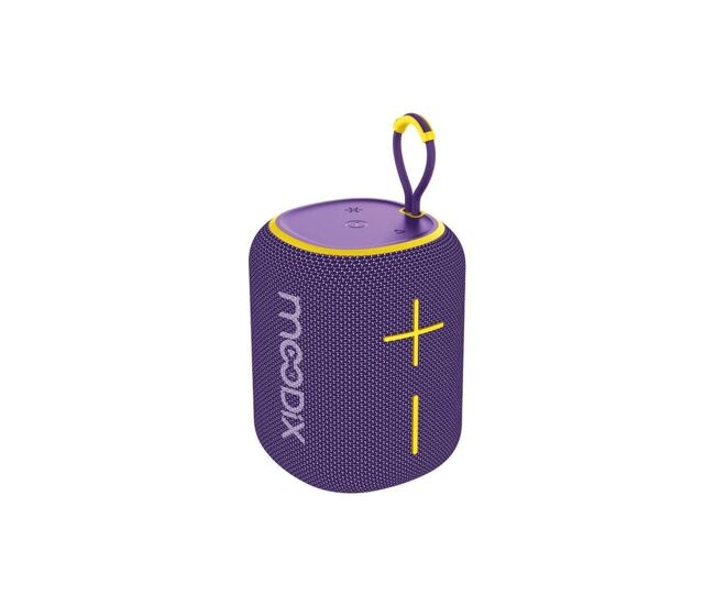 Moodix altavoz bluetooth portátil 10w ipx6 púrpura bluetooth 5.0
