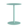 Mesa de apoio Nastätten interiorexterior redonda 50xØ40 cm Verde menta en.casa