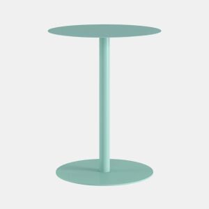 Mesa de apoio Nastätten interiorexterior redonda 50xØ40 cm Verde menta en.casa
