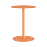 Mesa de apoio Nastätten interiorexterior redonda 50xØ40 cm Laranja en.casa