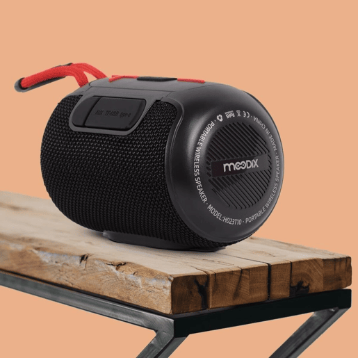 Moodix Altavoz Bluetooth Portátil 5W Preto IPX6 Slot MicroSD