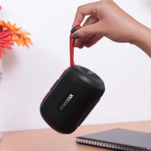 Moodix Altavoz Bluetooth Portátil 5W Preto IPX6 Slot MicroSD