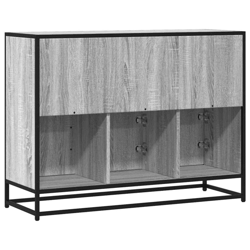 Aparador - Bufete - Móvei de apoio 100x35x76 cm derivados de madeira cinzento sonoma pt3380