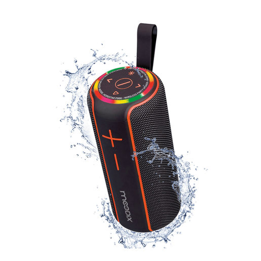 Moodix Altavoz Bluetooth Portátil 8W IPX7 À Prova d'Água Preto