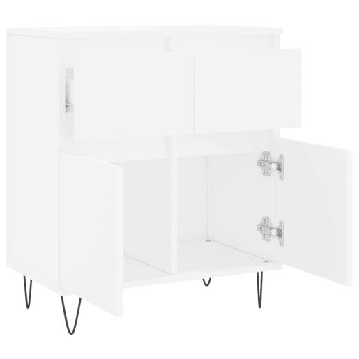 Aparador - Bufete - Móvei de apoio 60x35x70 cm derivados de madeira branco pt2489