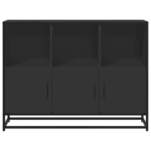 Aparador - Bufete - Móvei de apoio 100x35x76 cm derivados de madeira preto pt3512