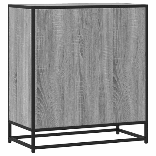 Aparador - Bufete - Móvei de apoio 68x35x76 cm deriv. de madeirametal cinzento sonoma pt4613
