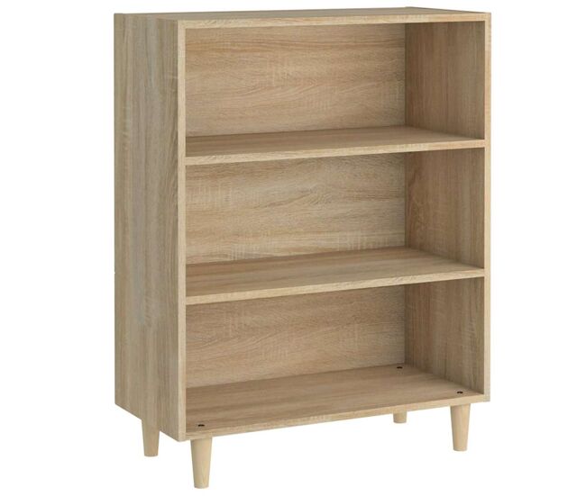 Aparador - mueble de almacenamiento de madera contrachapada roble sonoma 69,5x32,5x90 cm es3087