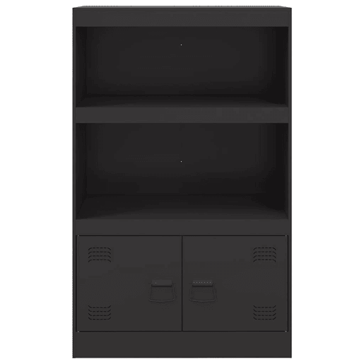 Aparador - Bufete - Móvei de apoio 67x39x107 cm aço preto pt2333